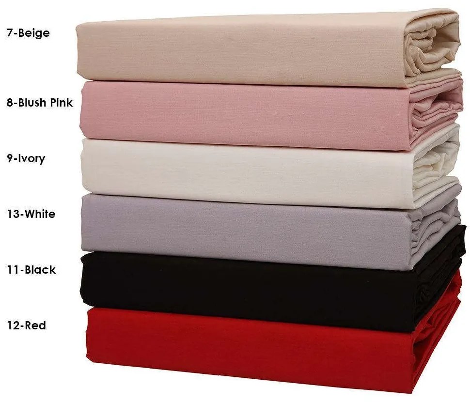 Σεντόνι Μεμονωμένο Luxury Unicolour 7 Beige Anna Riska Ημίδιπλο 170x270cm 100% Cotton Satin