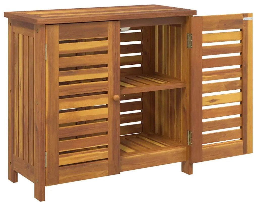 vidaXL Ντουλάπι Κήπου Φυσικό 75 x 35 x 70 εκ. Στερεό Ξύλο Ακακίας
