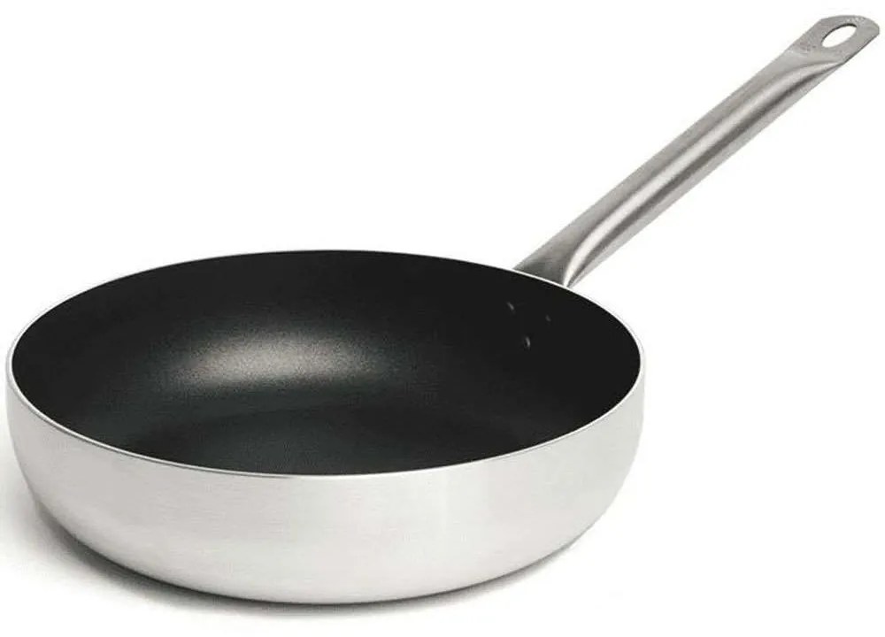 Τηγάνι Αντικολλητικό CO10899000 Φ32x8cm Inox-Black Comas 32cm Aluminium