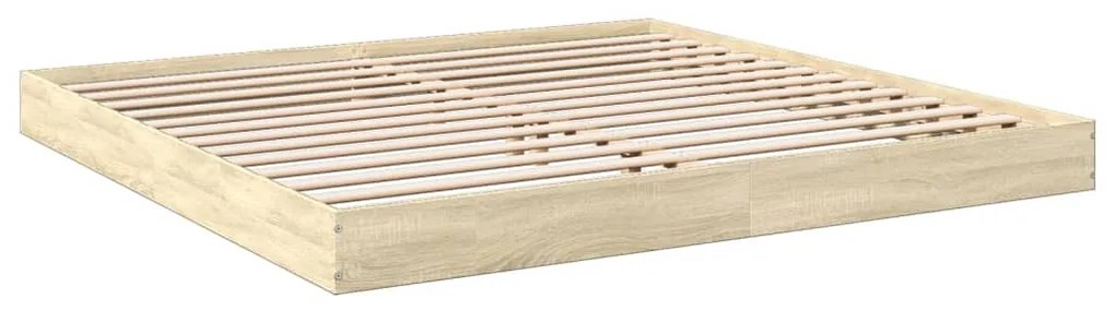 vidaXL Πλαίσιο κρεβατιού χωρίς στρώμα 180x200 εκ. Επεξεργασμένο Ξύλο