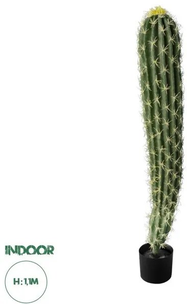 Τεχνητό Διακοσμητικό Φυτό Κάκτος Κηρίος Artificial Garden CEREUS JAMACARU CACTUS 20120 Globostar-20120-Πράσινο 20120