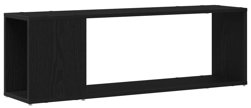 vidaXL Ράφι βιβλίων Μαύρη Δρυς 100x24x32 εκ Επεξεργασμένο Ξύλο