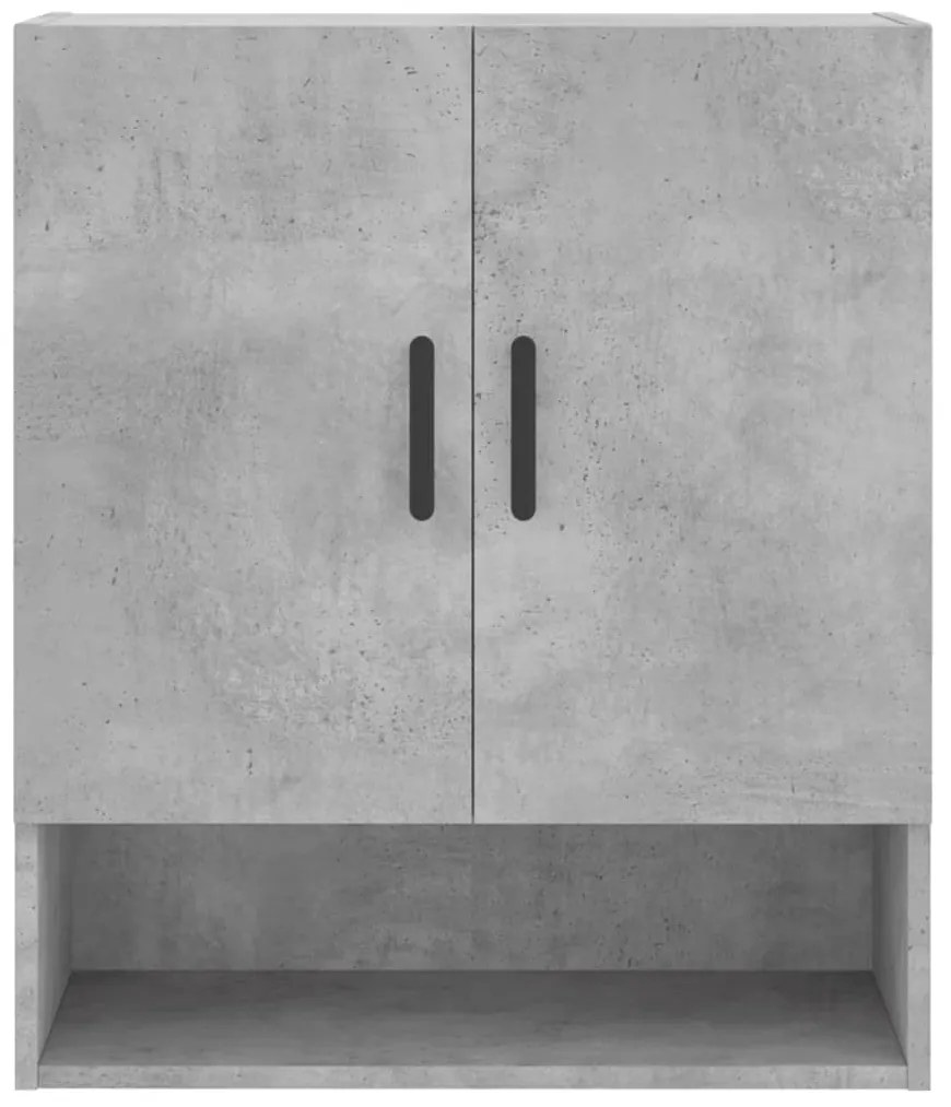 vidaXL Ντουλάπι Τοίχου Γκρι Σκυρ. 60x31x70 εκ. Επεξεργασμένο Ξύλο