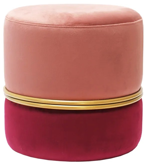 OMBRE ΣΚΑΜΠΩ ΡΟΖ BORDEAUX D40xH40cm 16-0456
