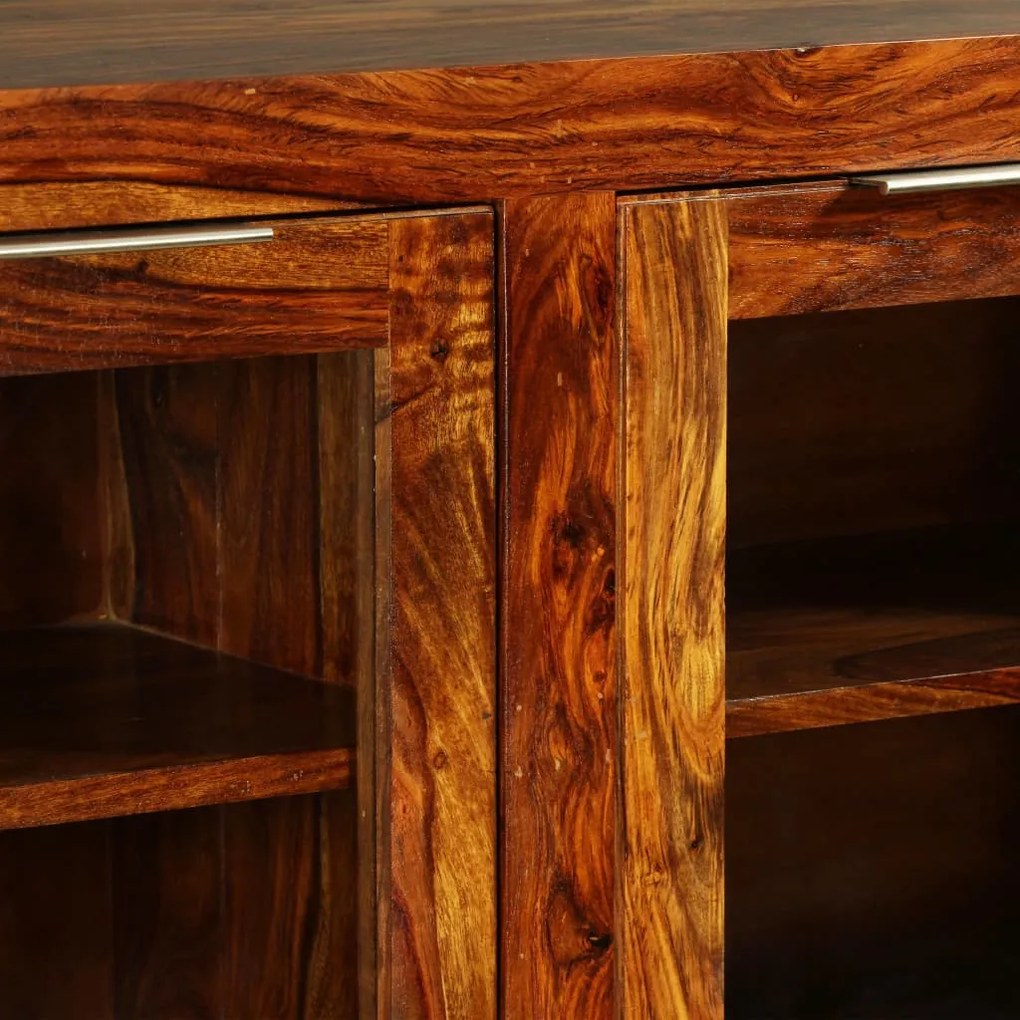 vidaXL Μπουφές Ψηλός 100 x 35 x 140 εκ. από Μασίφ Ξύλο Sheesham