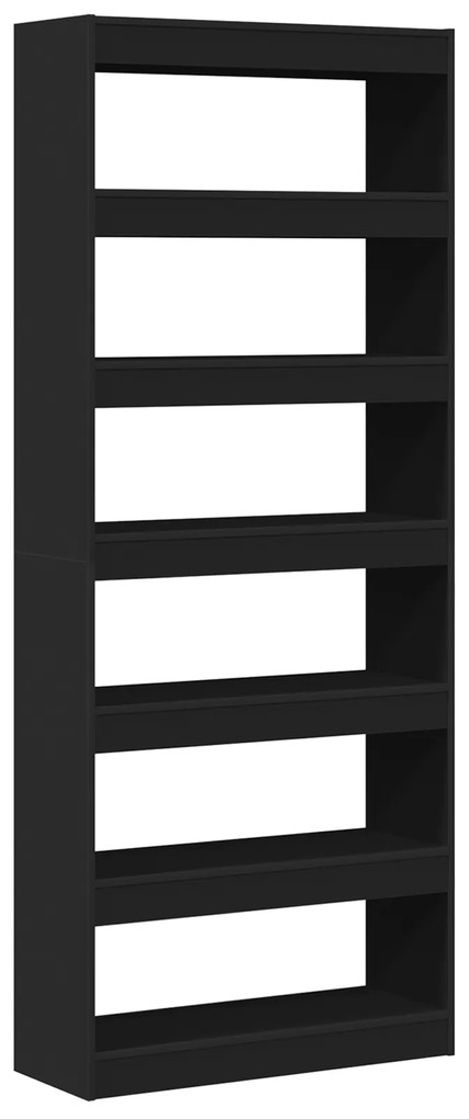 vidaXL Μαύρη Ντουλάπα/Διαίρεση Χώρου 80x30x198 εκ.