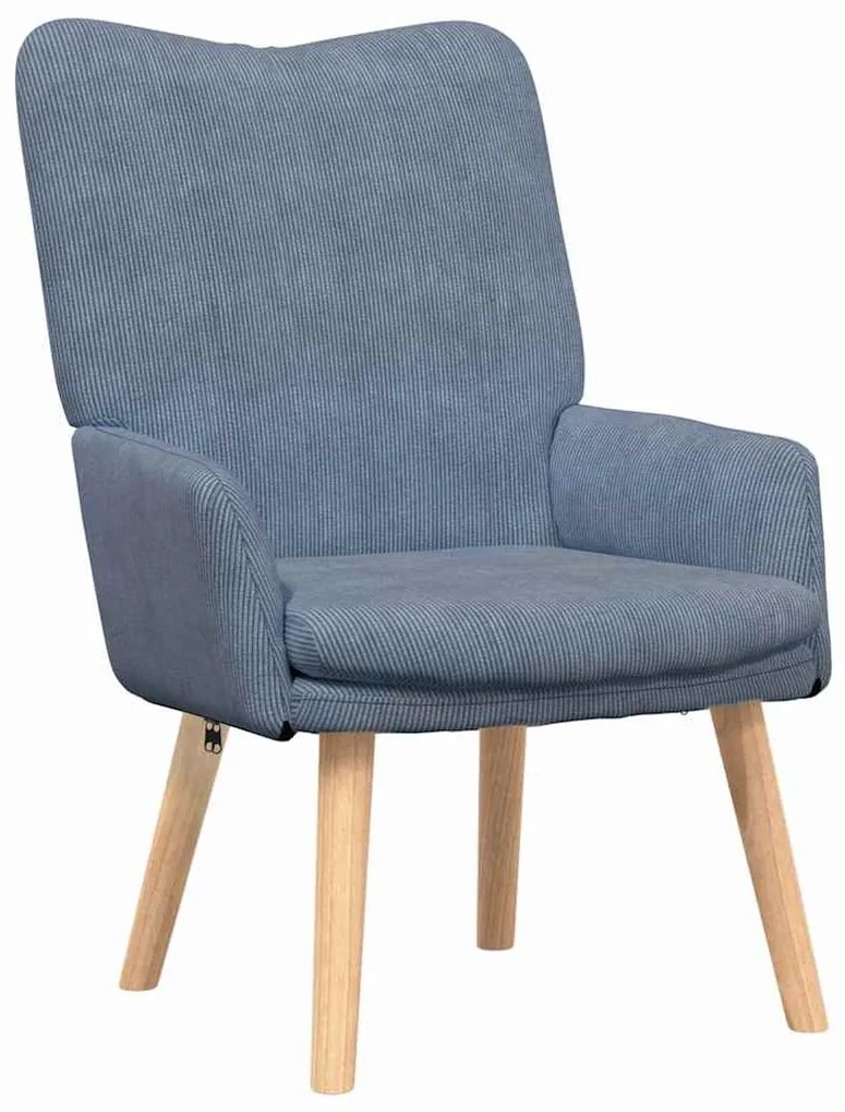 vidaXL Χαλαρωτική Πολυθρόνα Μπλε 63 x 67 x 94 εκ. ύφασμα