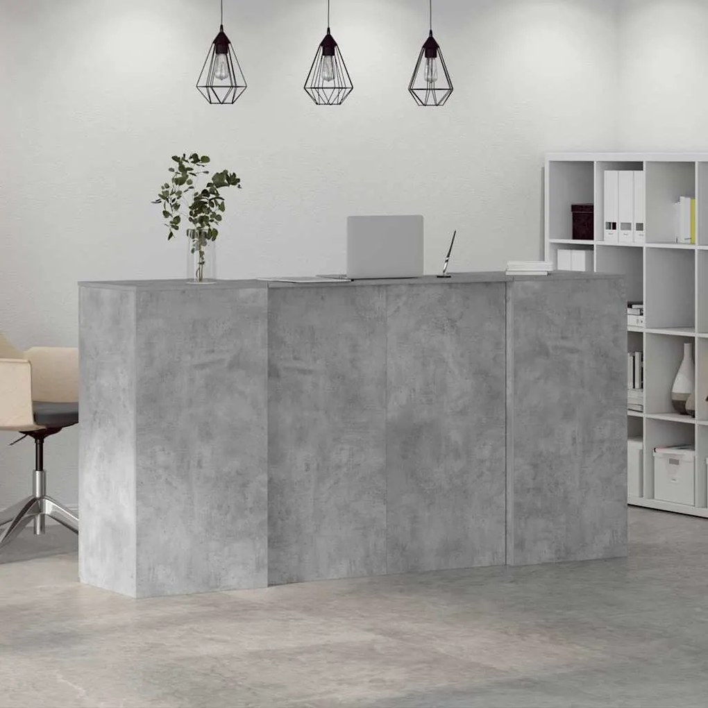 vidaXL Γραφείο υποδοχής 200x50x103,5 εκ. Επεξεργασμένο Ξύλο