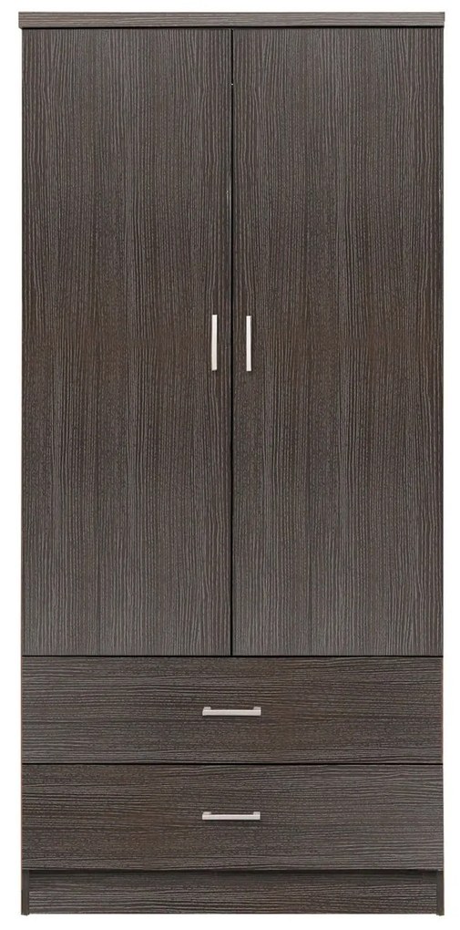 Ντουλάπα Hm338.01 80Χ42Χ181 cm Two Door Μελαμίνη