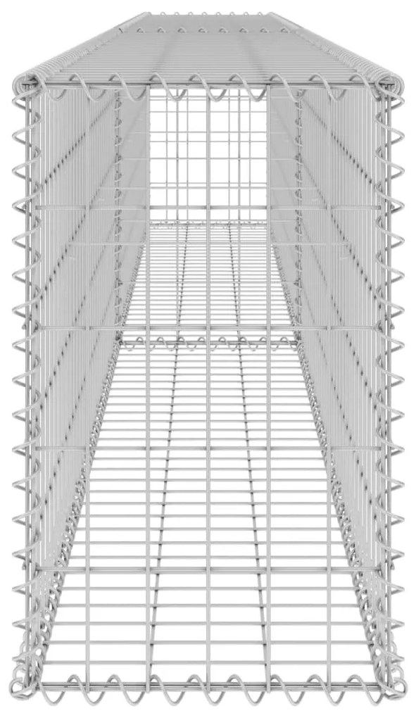 vidaXL Συρματοκιβώτιο Τοίχος 300x30x50 εκ. Γαλβαν. Χάλυβας + Καλύμματα