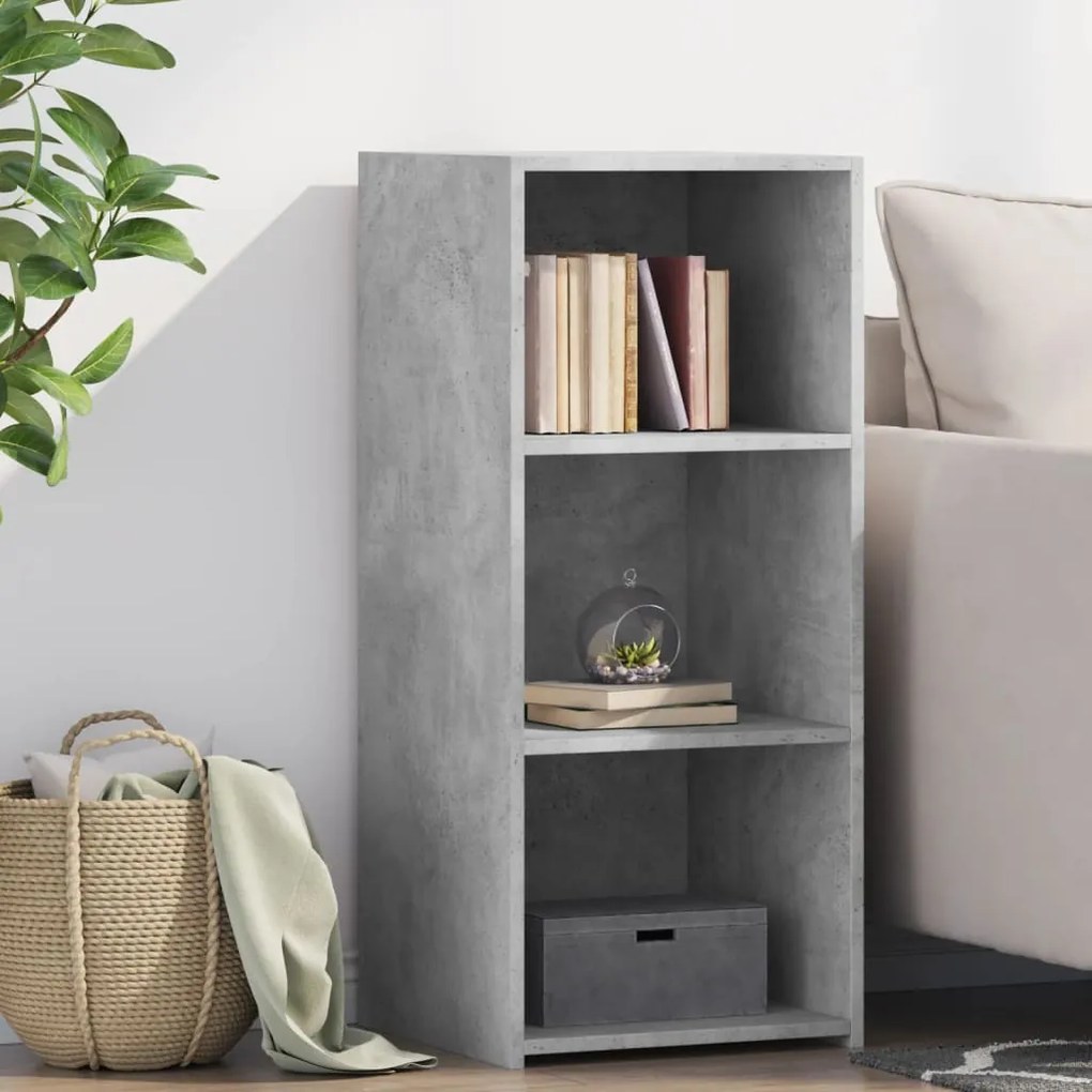vidaXL Ντουλάπι Γκρι Σκυροδέματος 40x41x93 εκ. Επεξεργασμένο Ξύλο