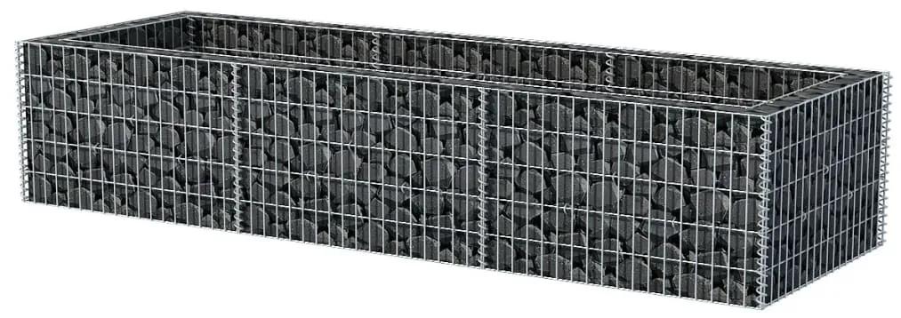 vidaXL Συρματοκιβώτιο - Γλάστρα Υπερυψωμένη 270 x 90 x 50 εκ. Ατσάλινη