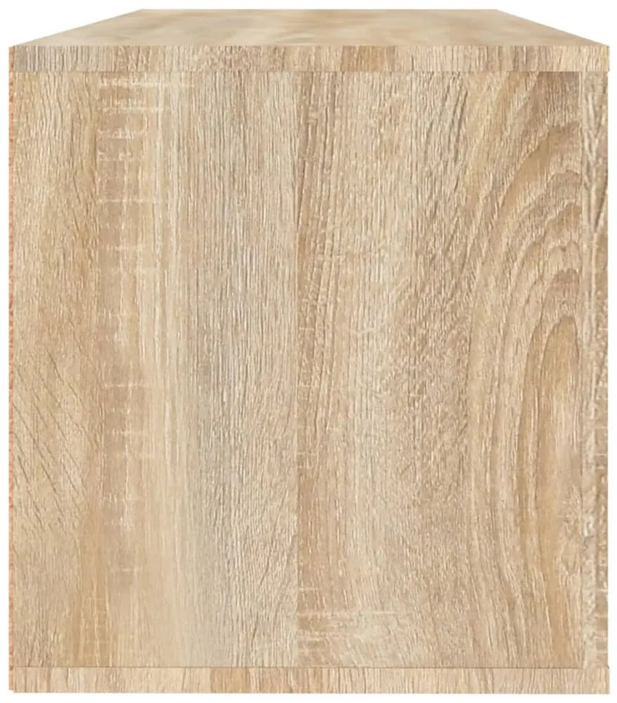 vidaXL Παπουτσοθήκη Επιτοίχια Sonoma Δρυς 100x35x38εκ Επεξ. Ξύλο