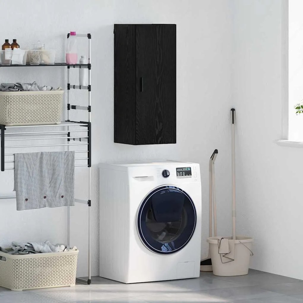 Επιτοίχιο ντουλάπι Μαύρη Οξυά 34,5 x 34 x 90 εκ.