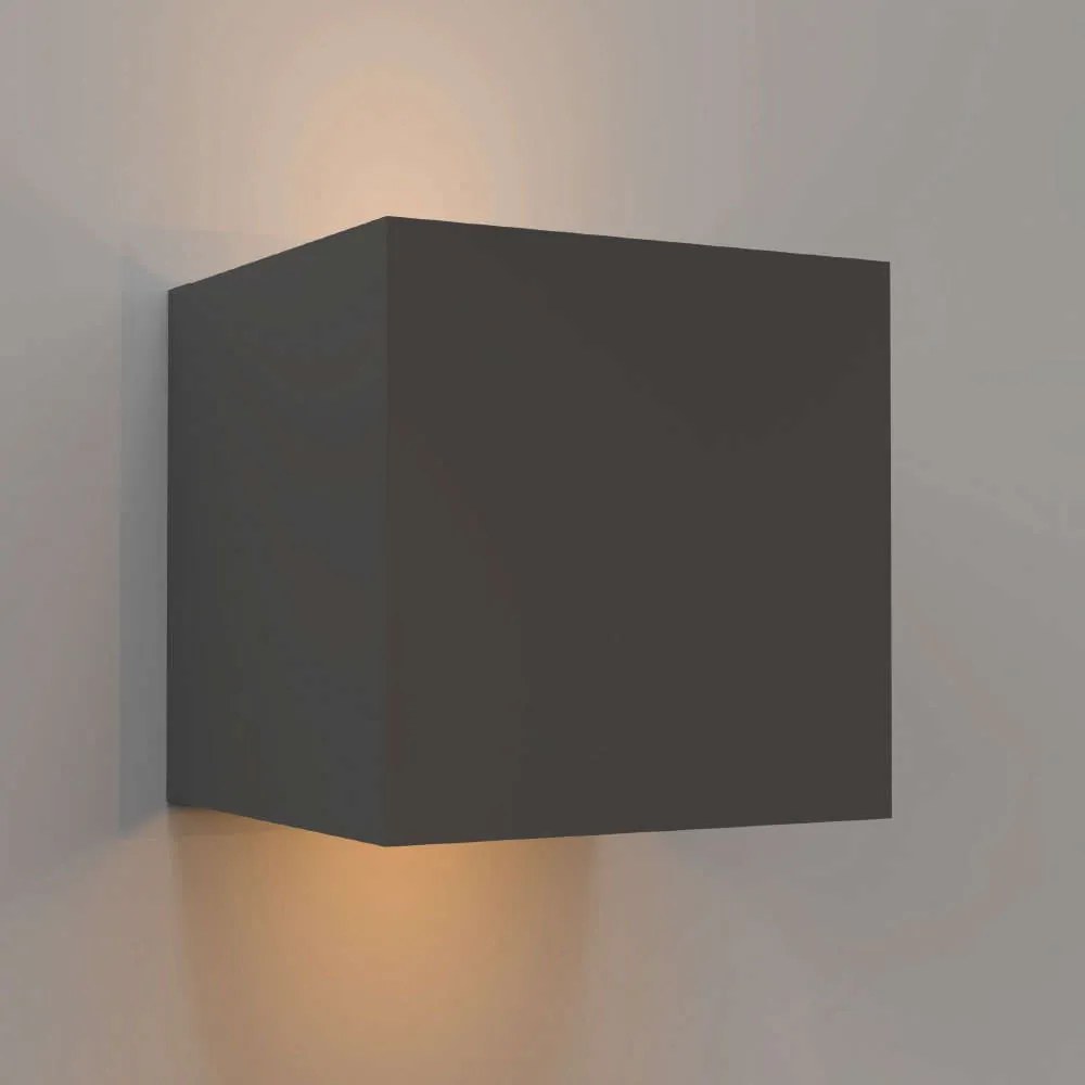 Φωτιστικό Τοίχου - Απλίκα Emerald 80203141 9,9x9,9cm Led 300lm 10W 3000K Anthracite Inlight