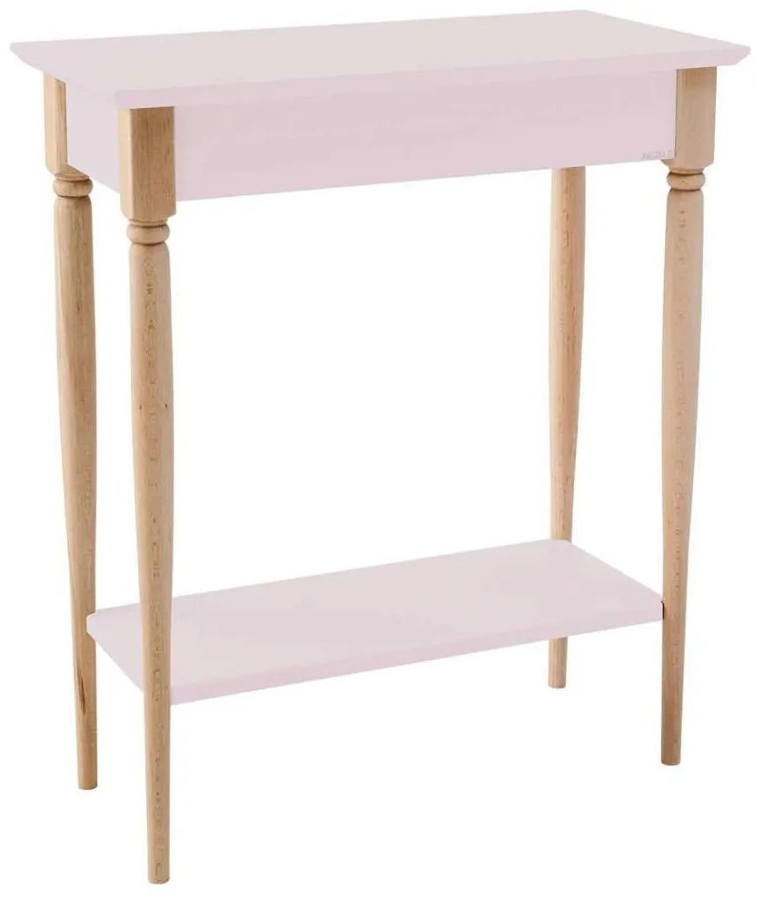 Κονσόλα Mamo S MAMOCSBE9 65x35x74cm Pink-Beech Mdf,Ξύλο