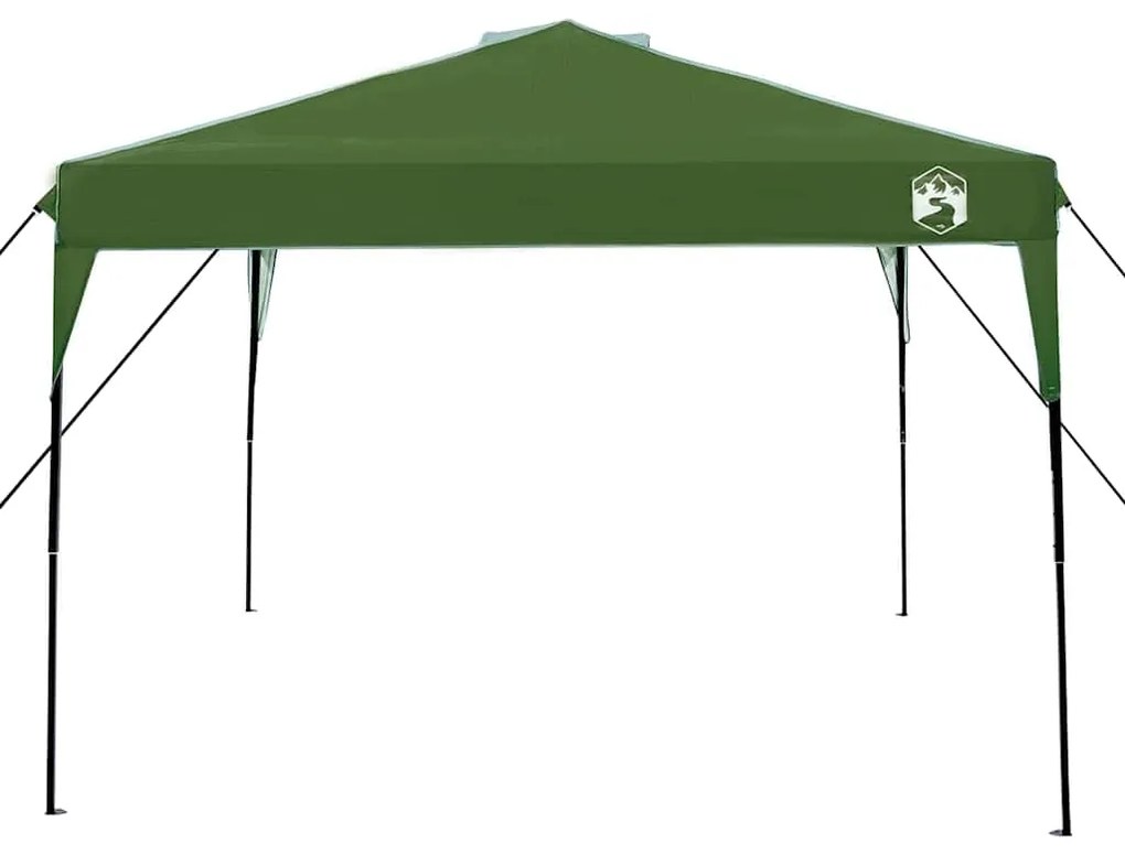 vidaXL Σκηνή Canopy Pop-up Πράσινο 300 x 300 cm ύφασμα
