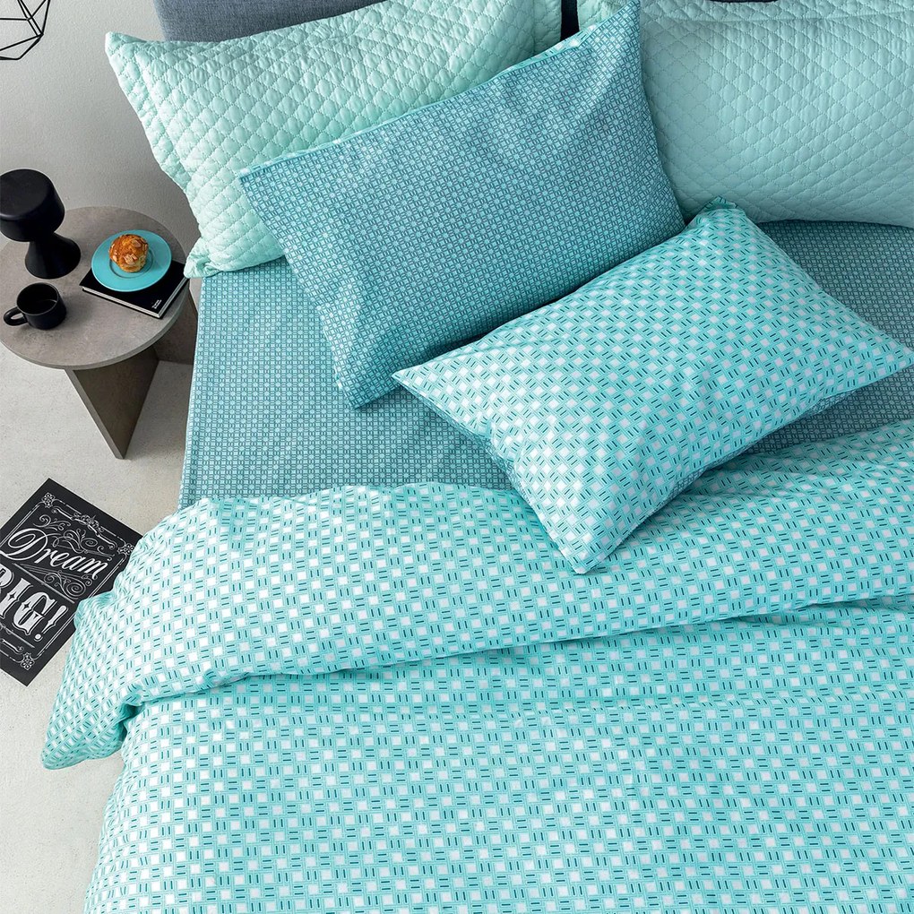Σεντόνια Μονά (Σετ) Palamaiki Fashion FL6271 Βεραμάν ΜΕ ΛΑΣΤΙΧΟ 110x200+30