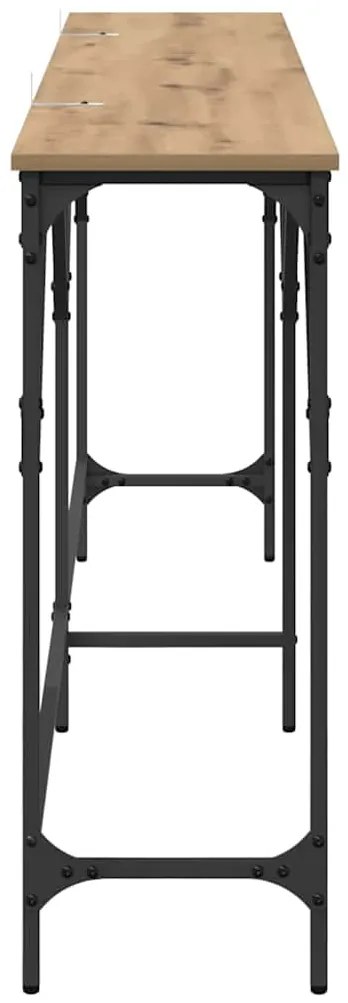 vidaXL Τραπέζι κονσόλας Artisan Oak 180 x 30 x 75 εκ