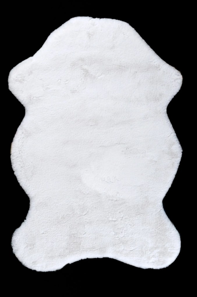 Χειμερινό χαλί Fur 26163-062 ΛΕΥΚΟ 070 x 100