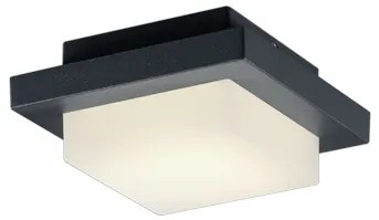 Πλαφονιέρα Ανθρακί 14xH14cm Εξ.Χώρου IP54 LED 3,5w 3000K 330lm Trio Lighting Hondo 228960142