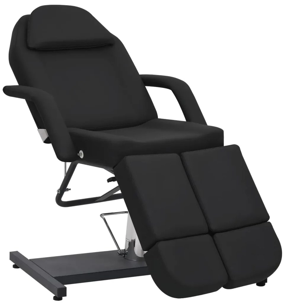 vidaXL Καρέκλα Αισθητικής Μαύρη 180 x 62 x 78 εκ. από Συνθετικό Δέρμα