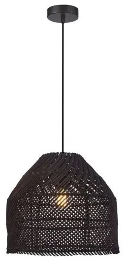 Κρεμαστό Φωτιστικό Οροφής E27 40W IP20 Mallonca Viokef 4304201 Μαύρο