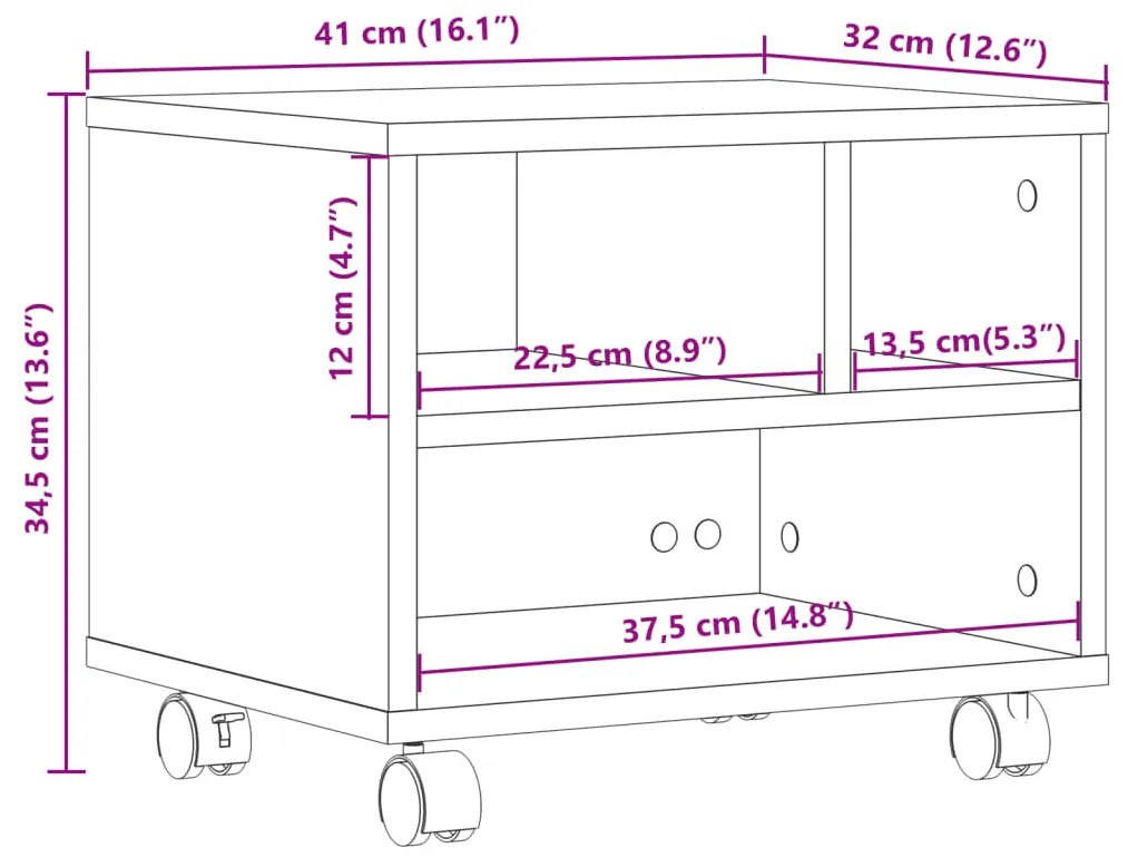 ΒΑΣΗ ΕΚΤΥΠΩΤΗ ΜΕ ΡΟΔΕΣ ΛΕΥΚΗ 41X32X34,5 ΕΚ. 840611