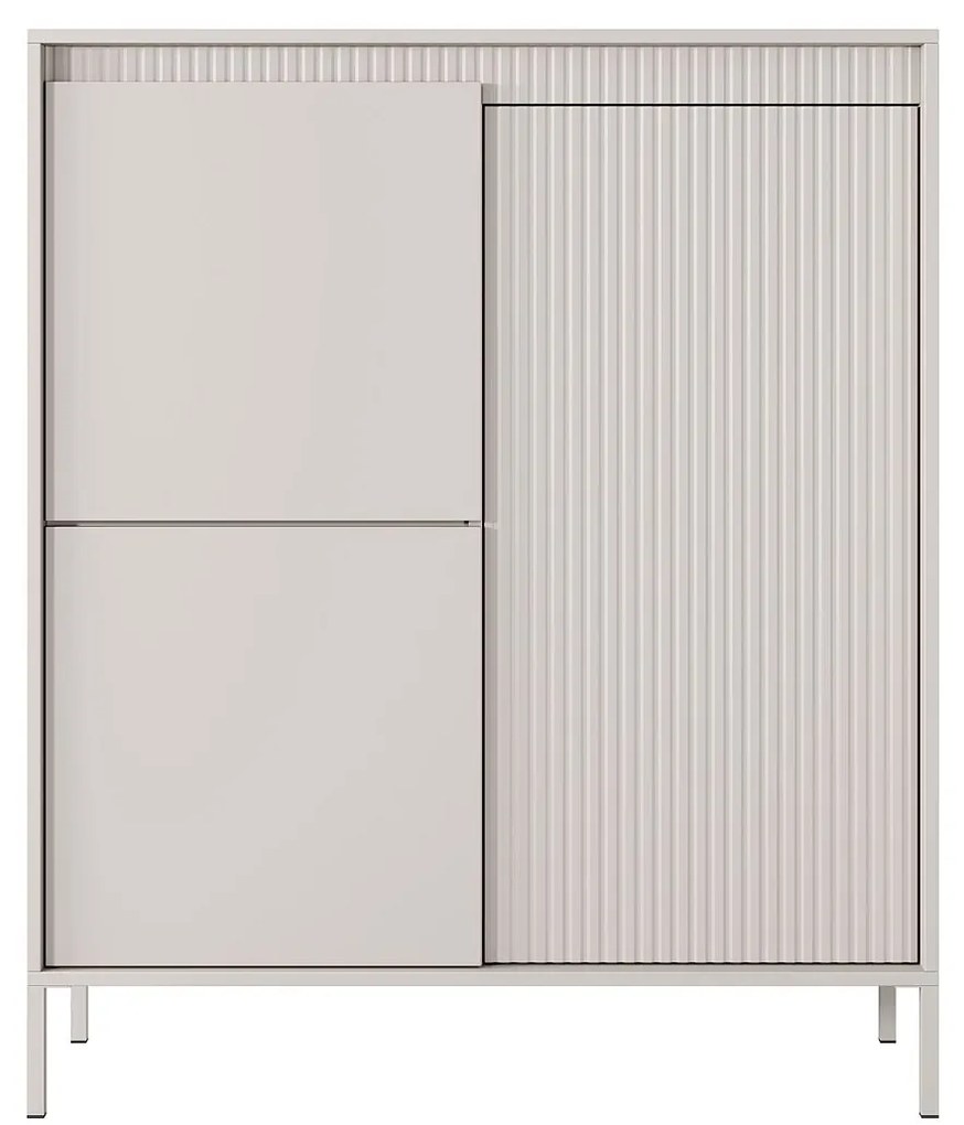 Lh-homefurniture Μπουφές Senso μπεζ 104x124x40cm L_SNS_24_bz
