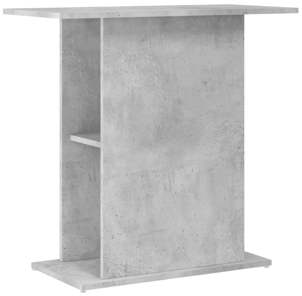 vidaXL Βάση Ενυδρείου Γκρι Σκυροδ. 75x36x72,5 εκ. Επεξεργασμένο Ξύλο