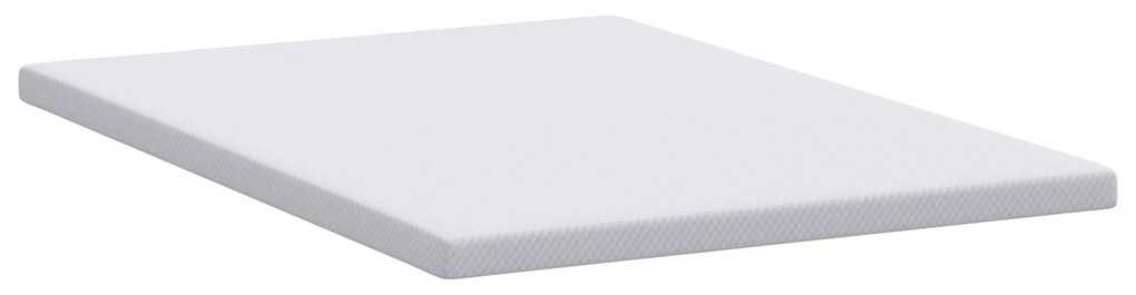 vidaXL Στρώματα Λευκό 140 x 200 cm 100% ύφασμα πολυεστέρα με τζακάρ