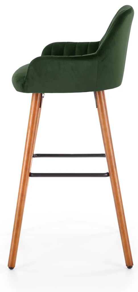 H93 bar stool, color: dark green DIOMMI V-CH-H/93-C.ZIELONY