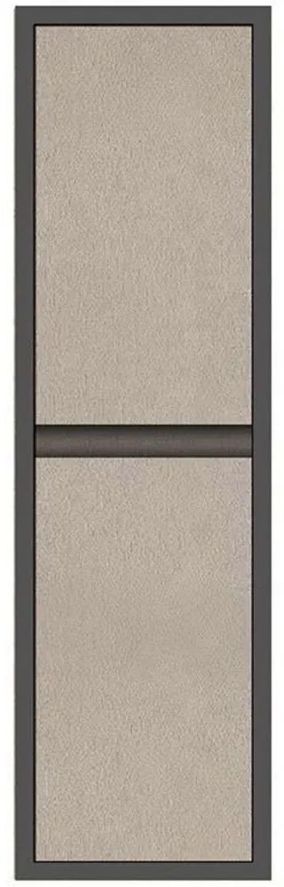 Στήλη Μπάνιου Elite 3CELI035SMG 35x30x130cm Smoke Grey Polywood