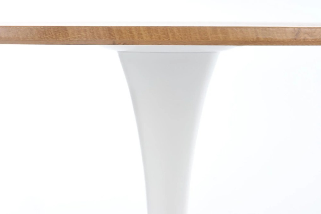 STING table, color: top - golden oak, legs - white DIOMMI V-CH-STING-ST