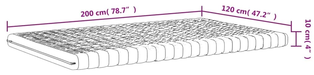 ΣΤΡΩΜΑ ΑΦΡΟΥ 7 ΖΩΝΩΝ ΣΚΛΗΡΟΤΗΤΑ 20 ILD ΛΕΥΚΟ 120 X 200 ΕΚ. 356354