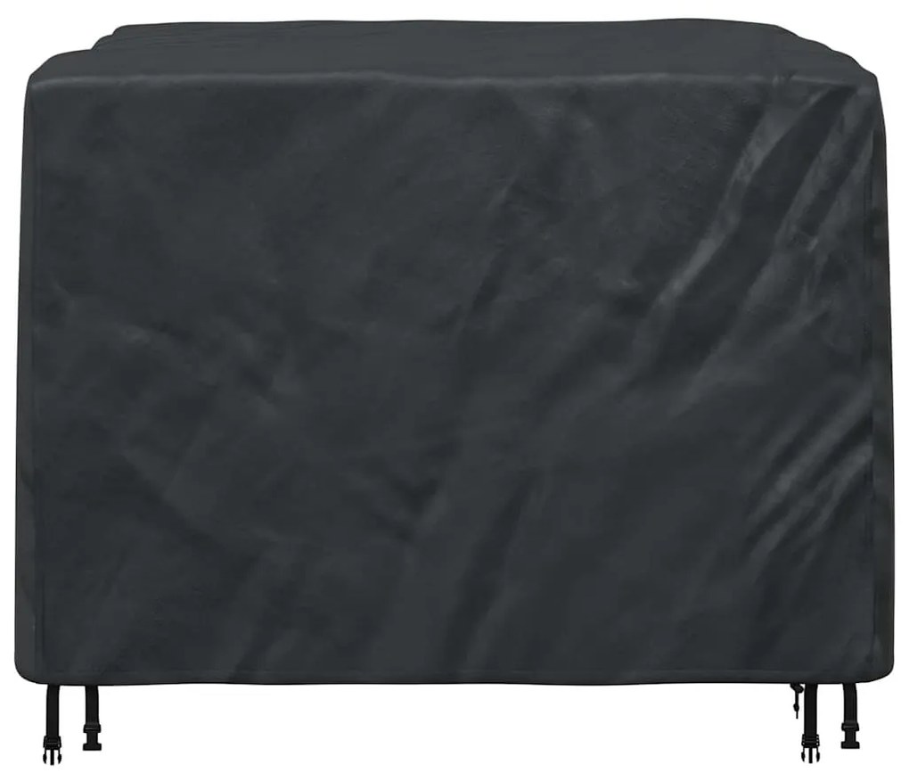 vidaXL Κάλυμμα επίπλων Μονόχρωμο Μαύρο 135 x 135 x 90 cm ύφασμα