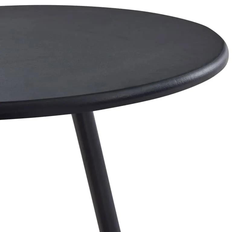 Τραπέζι Μπαρ Μαύρο 60 x 107,5 εκ. από MDF - Μαύρο