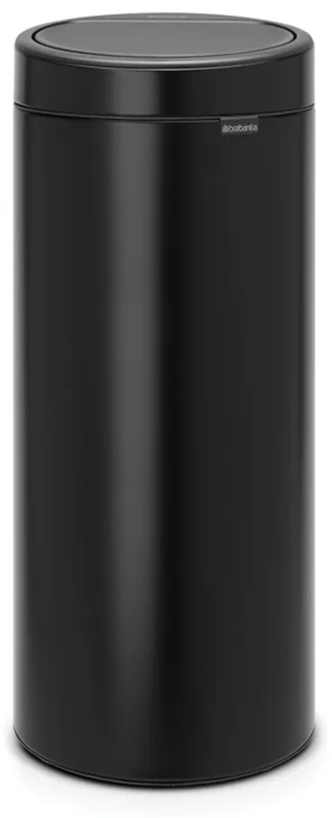 Brabantia 650008 Κάδος Απορριμμάτων Touch Bin New 30L, Matt Black