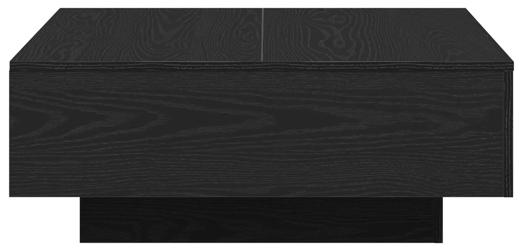 vidaXL Καφέ Τραπέζι Μαύρου Δρυς 80x80x31 εκ Φτιαγμένο από ξύλο