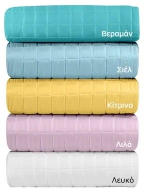 Beauty Home Κουβερλί υπέρδιπλο Oscar σε 10 χρώματα Art 1599 220x240  Λευκό