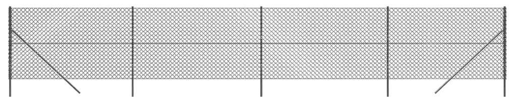 vidaXL Συρματόπλεγμα Περίφραξης Ανθρακί 2,2 x 10 μ.