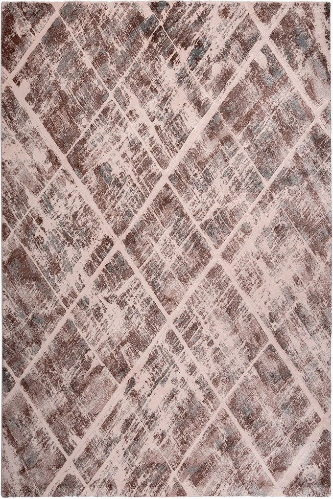 Χαλί Bellagio 07801-H02 Brown-Beige Βιοκαρπέτ 80X220cm