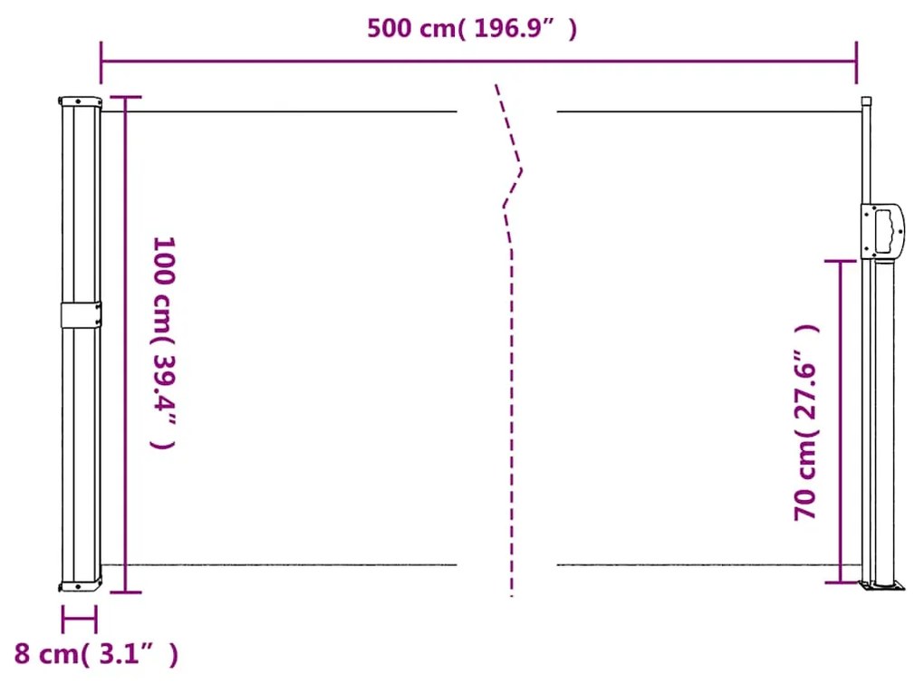 ΣΚΙΑΣΤΡΟ ΠΛΑΪΝΟ ΣΥΡΟΜΕΝΟ ΛΕΥΚΟ 100 X 500 ΕΚ. 4004391