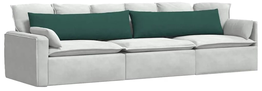 vidaXL Μαξιλάρι Καναπέ 2 pcs Σκούρο Πράσινο 145 x 40 εκ. ύφασμα