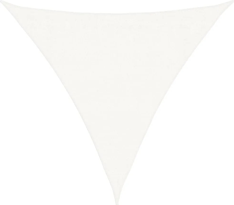vidaXL Πανί Σκίασης Τριγωνικό Λευκό 3,6 x 3,6 x 3,6 μ. από HDPE