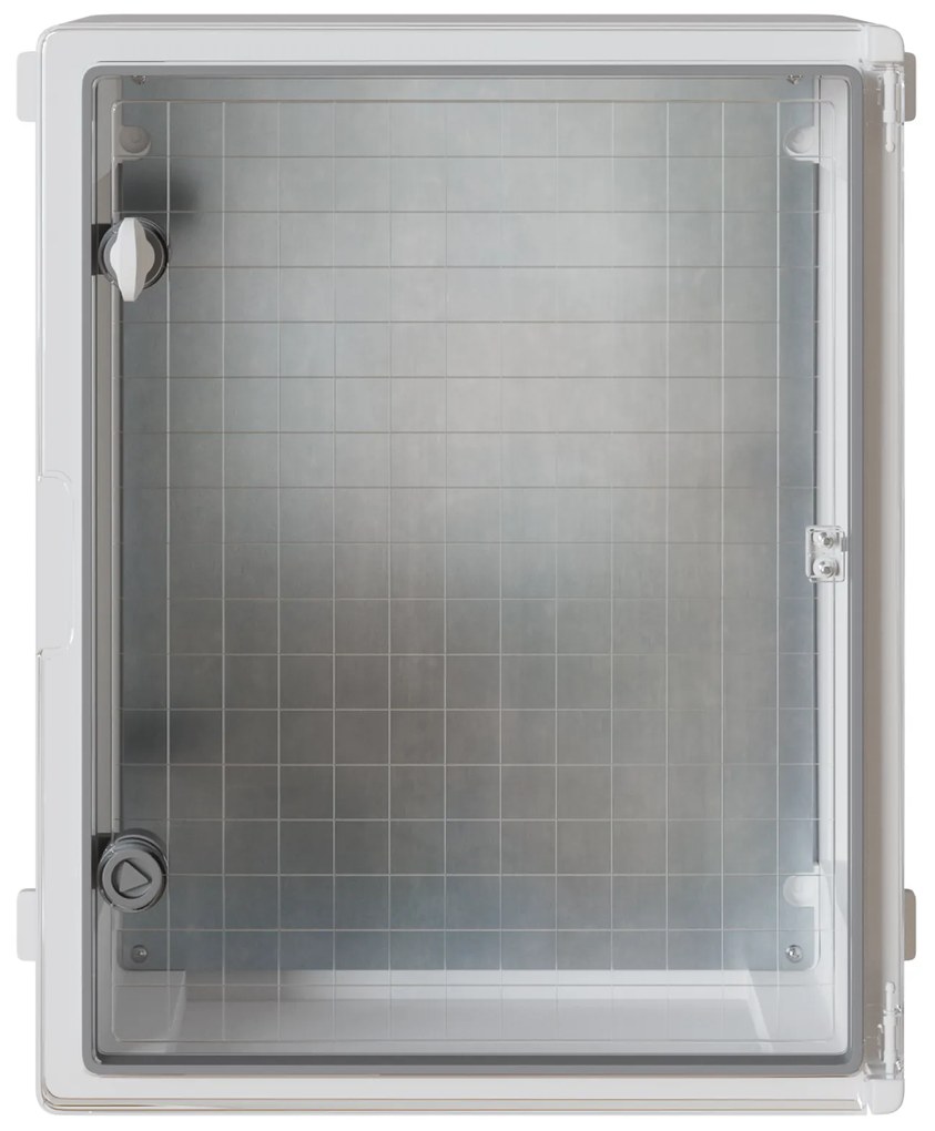 vidaXL Κονσόλα Ελέγχου IP65 Αδιάβροχη Γκρι 40x17,5x50 εκ. από Πλαστικό ABS