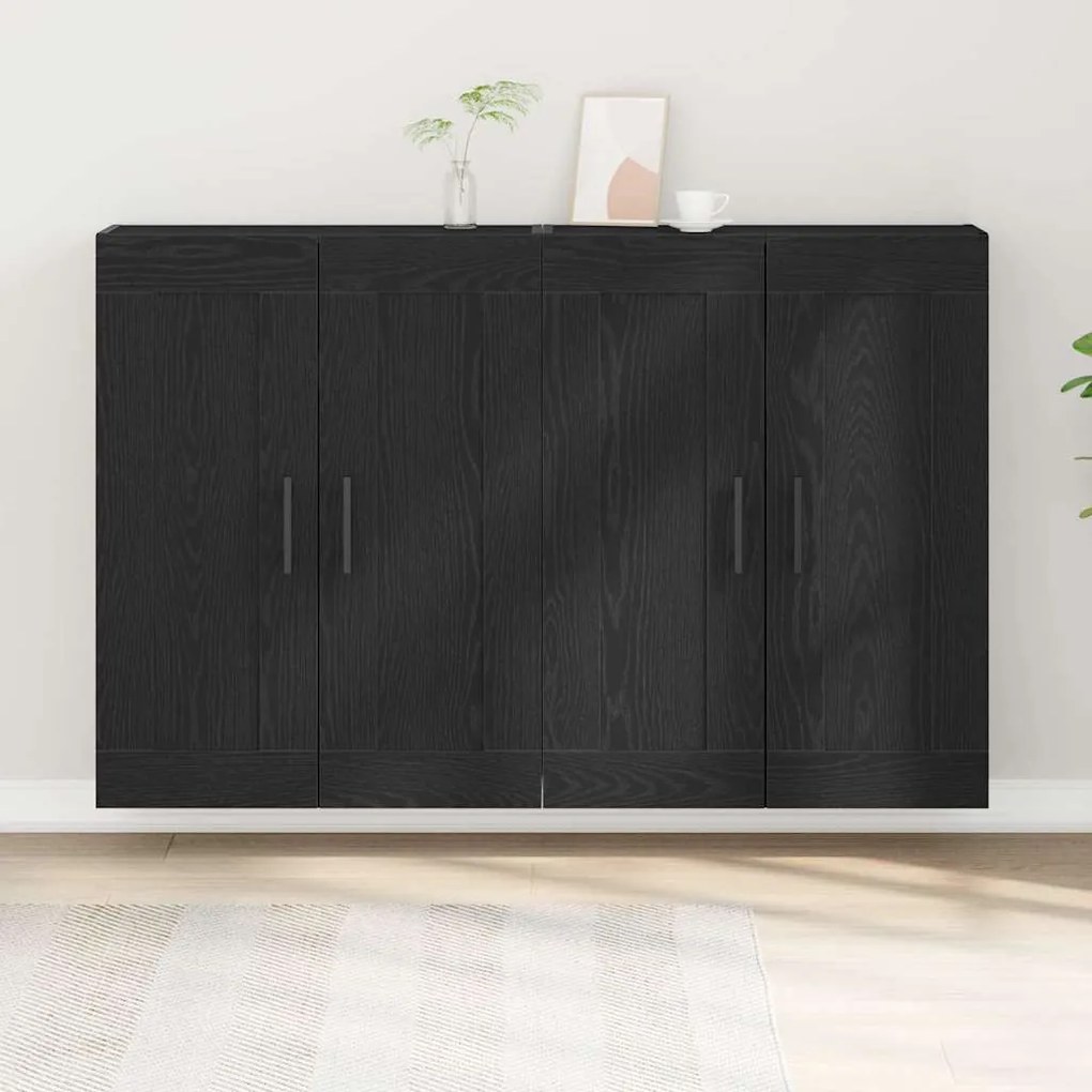 vidaXL Ντουλάπα τοίχου Επιτοίχιο 2 pcs Παλαιό ξύλο 160 x 34 x 90 εκ
