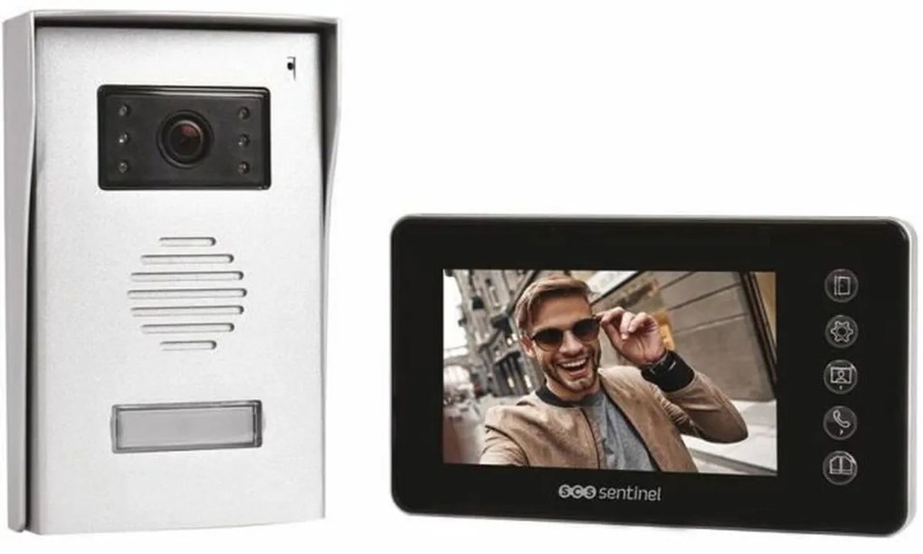 Ευφυής Eνδοεπικοινωνία SCS SENTINEL VisioFirst 4.3 Μαύρο noir Αλουμίνιο ABS