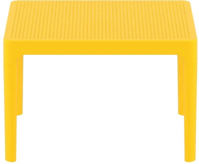 ΤΡΑΠΕΖΙ SKY ΠΟΛ/ΝΙΟΥ 50Χ60Χ40εκ. YELLOW