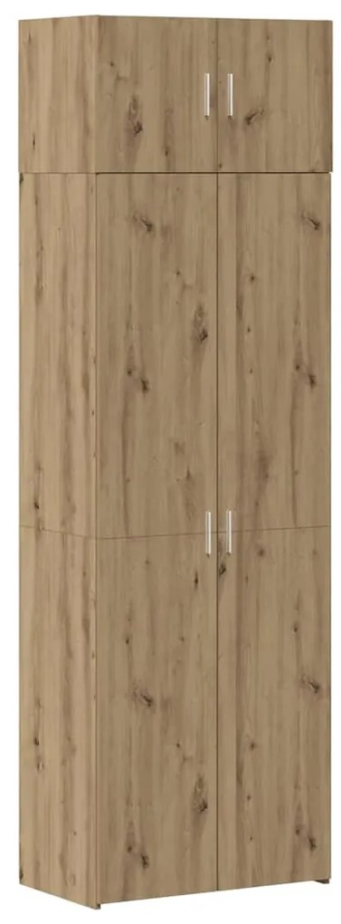 vidaXL Ντουλάπι αποθήκευσης artisan δρυς 70 x 42.5 x 225 εκ